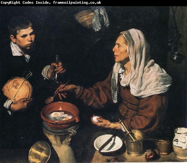 Diego Velazquez Old Woman Cooking Eggs